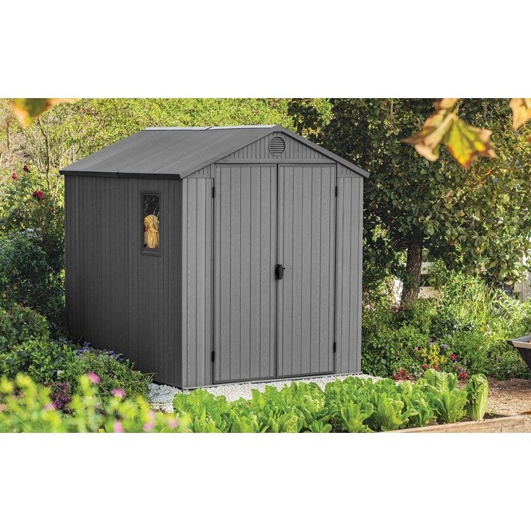 Keter Darwin 6 x 8ft Shed - Grey - Image 2