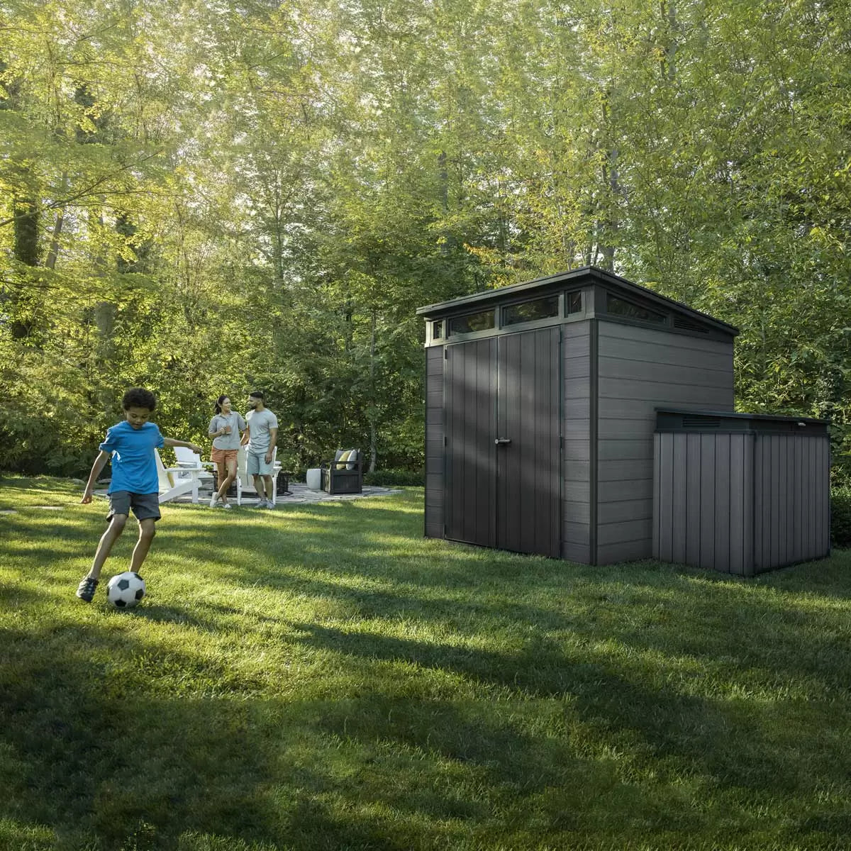 Keter Cortina Shed 7 x 7ft - Grey - Image 5