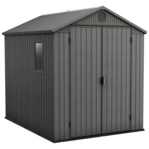 Keter Darwin 6 x 8ft Shed - Grey