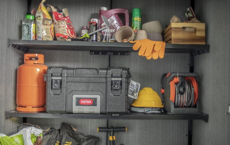 Cortina Alto 1400L Storage Cabinet - Grey - Image 6