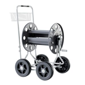 Claber Metal Jumbo Hose Reel – Heavy-Duty Steel Hose Trolley with 160m Capacity