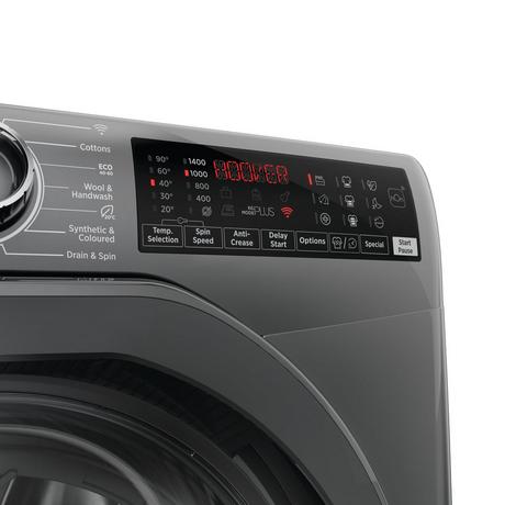 Hoover H3WPS496TMRR6 9kg 1400 Spin Washing Machine Graphite - Image 7