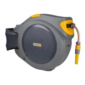 Hozelock Auto Reel 40m Wall Mounted Hose Reel – Automatic Rewind & Premium Anti-Kink Hose